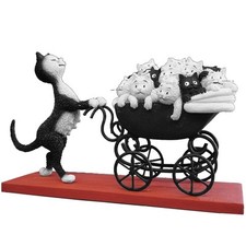 Statuette Les chats par Dubout