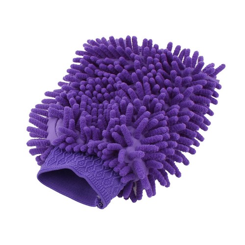Violet chenille microfibre - chenille,