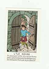 TINTIN  vignette publicitaire
