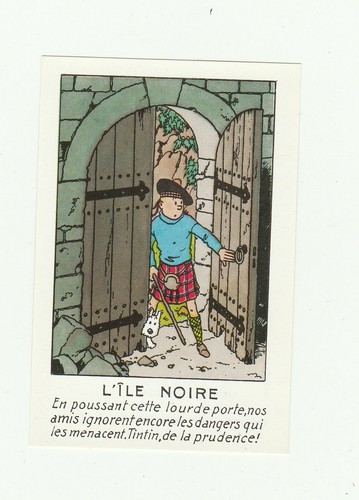 Tintin vignette publicitaire - tintin,