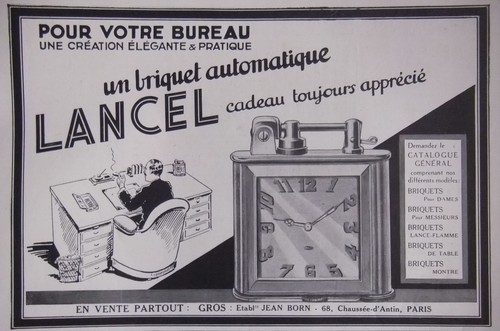 Publicité 1930 briquet - 1930,