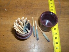 Allemand WW2 , boite en bakelite pour allumettes de secour