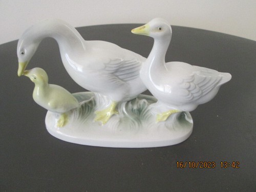 Petit groupe figurines oies - figurines,