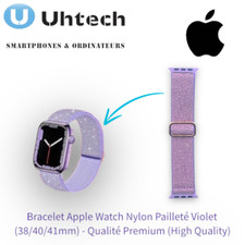 Bracelet Apple Watch Nylon Pailleté (38/40/41mm) et (42/44/45mm)-Qualité Premium
