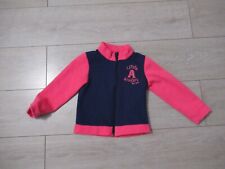 Sweat polaire rose et bleu marine decathlon Taille 3 ans