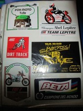 6 AUTOCOLLANTS MOTO TEAM