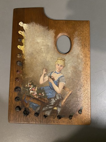 Ancienne palette peintre - ancienne,