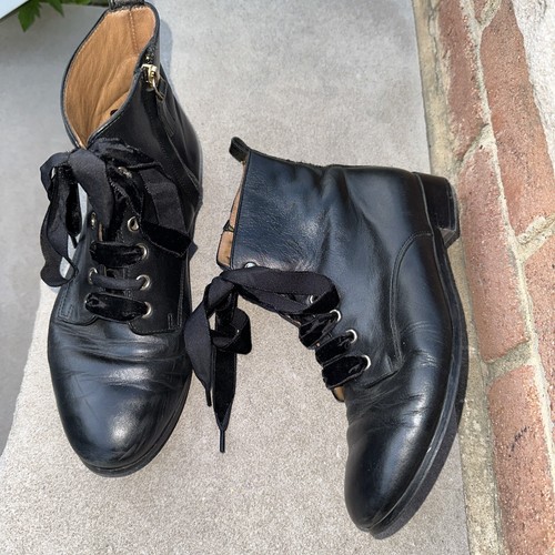 Sezane eugenie black boots - black,