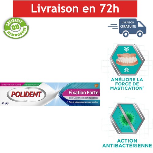 Crème adhésive dentier