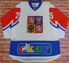 Maillot Ice Hockey Glace Sport République Tchèque N°25 Taille M,