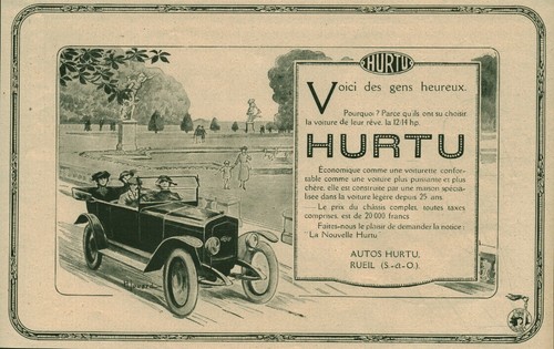 Publicité ancienne automobile