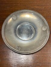 Jolie Coupelle pour Tasse en Métal Argenté Poinçon Etoile (10-1/F1-57)