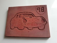 Ancien tampon matrice cachet BP huile garage pompe à essence automobile voiture