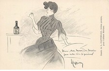 MIKII-261 PUBLICITE VIN MARIANI FEMME PAR ILLUSTRATEUR CAPPIELLO ARTISTE PEINT