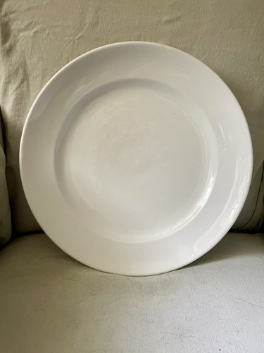 Ancien plat rond porcelaine - plat,