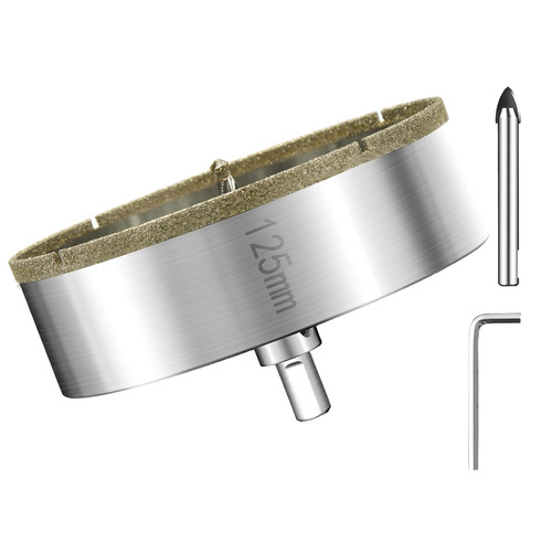 Scie cloche diamantée - diamantée, 125