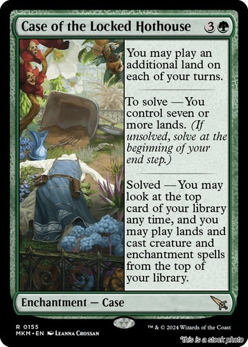 Case the locked hothouse - case,