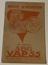 Notice d'Entretien du Moteur ABG - VAP 55 - Embrayage Automatique - Janvier 1955