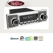 RETROSOUND RSD-BECKER-CHROME-1DAB-1 Bluetooth 1-DIN Autoradio Oldtimer US Cars