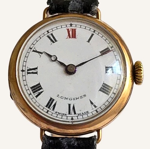 Montre longines massif 9k - or,