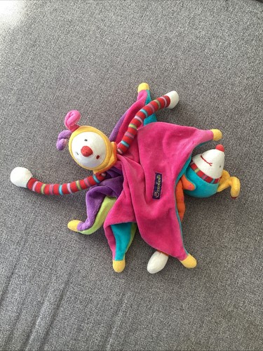 Doudou plat clown lutin - plat,