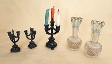 Lot d'objets pour maison de poupée, 1880/1920.