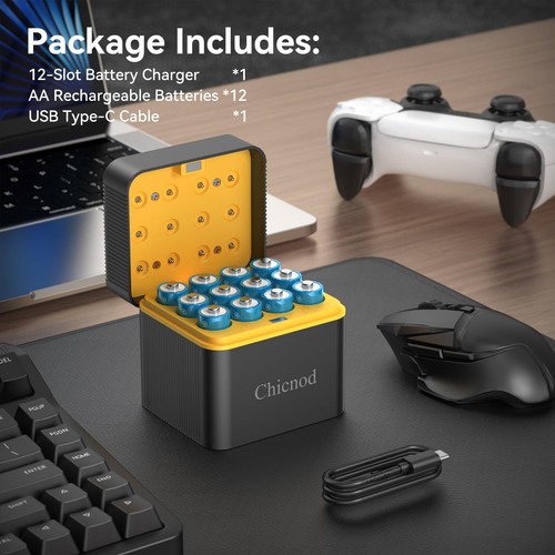 Pack rechargeable - 12-pack,