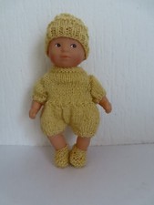 DERNIER vetement poupée mini-calin  corolle 20 cm 3 pieces barboteuse +chapeau+