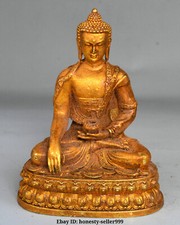 10cm Antique Bronze Gilt