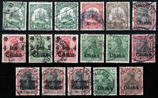 ALLEMAGNE / GERMANY Colonies & Offices Abroad - Small Used Selection (x17)