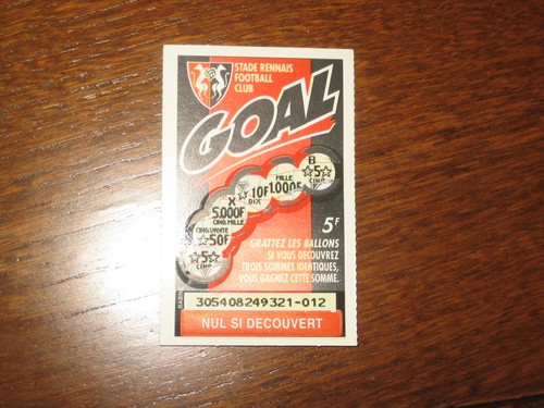 Ticket fdj goal foot rennes - ticket,