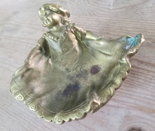 Vide-Poche - Cendrier - Bronze - Jeune Fille - ART NOUVEAU - 1920 -Décoration -