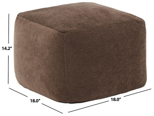 Safavieh samuels boucle - samuels, pouf