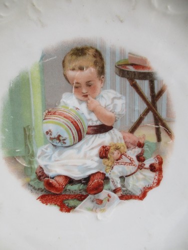 Assiette porcelaine jouet - assiette,