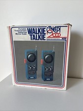 Vintage Concept 2000 Walkie Talkie Portable Transceivers Model #602-E