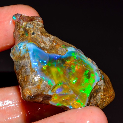 Opal naturel - opal, feu