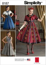 ?✂8187 PATRON SIMPLICITY CREATION COSTUME Dr  Who Cosplay  ROBE  34 AU 42