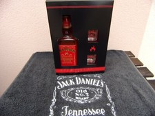 JACK DANIELS  -BOUTEILLE FIRE ++ 2 VERRES - + BOITE