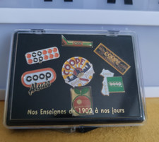 ★ COOP coffret 7 PINS officiel lot magasin enseigne 1902 ALSACE PIN'S 68 67