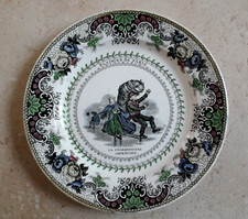 ASSIETTE PARLANTE CREIL ET