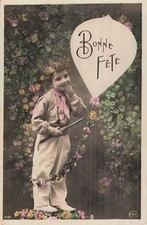 CP PETIT GARCON ENVOIE BAISER