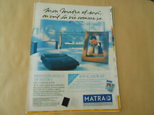 Publicité 1993 Advertising  Répondeur RI 10 de Matra
