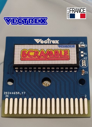 Vectrex jeu scramble new - scramble,
