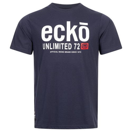 Shirt ecko unltd bleu marine - t-shirt,