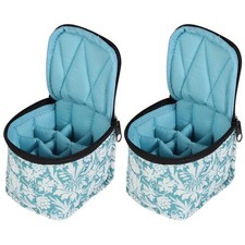  2 Pcs Malette Rangement Onglerie Valise Organisateur De Vernis À Ongles