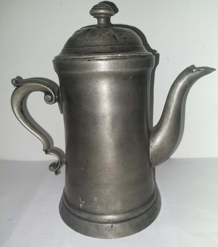 Cafetiere ancien poincon etain - cafetiere,