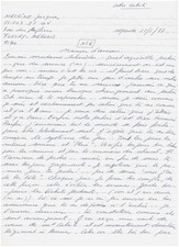 Jacques MESRINE / Lettre
