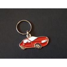Porte-clés profil Honda DelSol, CRX Civic Del Sol S Si Vtec TransTop (rouge)