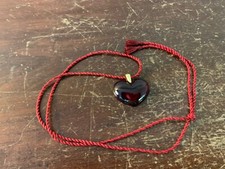 Collier cœur rouge Lalique modèle1