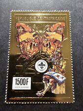 TIMBRE CENTRAFRIQUE PAPILLONS FAUNE POSTE AÉRIENNE PA N°403 NEUF ** LUXE MNH 